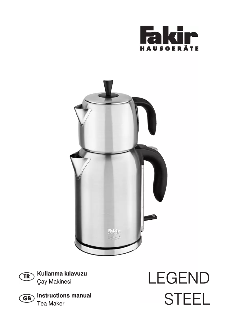 Page 1 de la notice Manuel utilisateur Fakir Legend