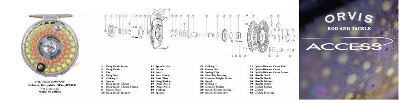 Page 1 de la notice Manuel utilisateur Orvis Access I
