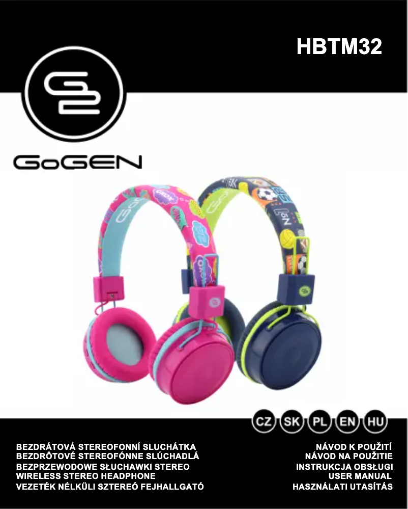 Page 1 de la notice Manuel utilisateur GoGen HBTM32BL