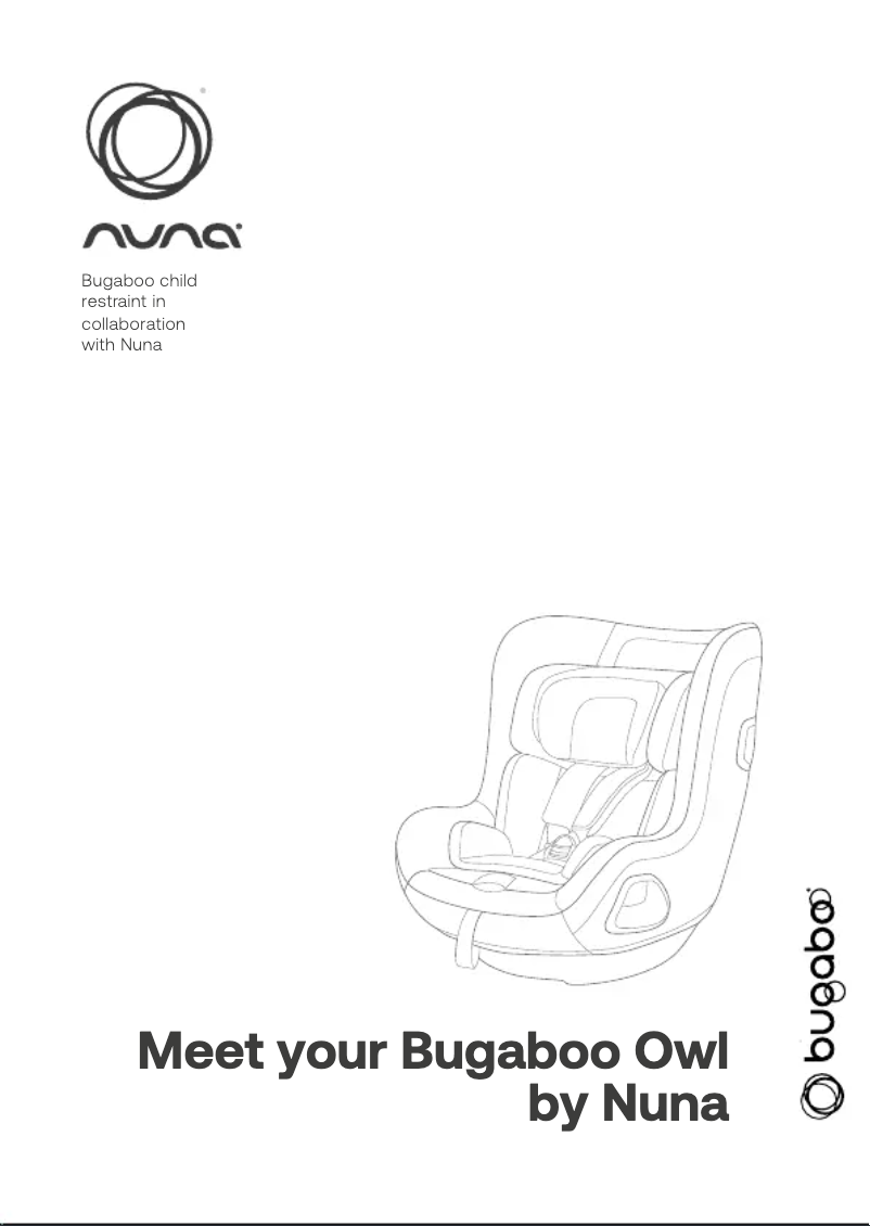 Page 1 de la notice Manuel utilisateur Bugaboo Owl by Nuna