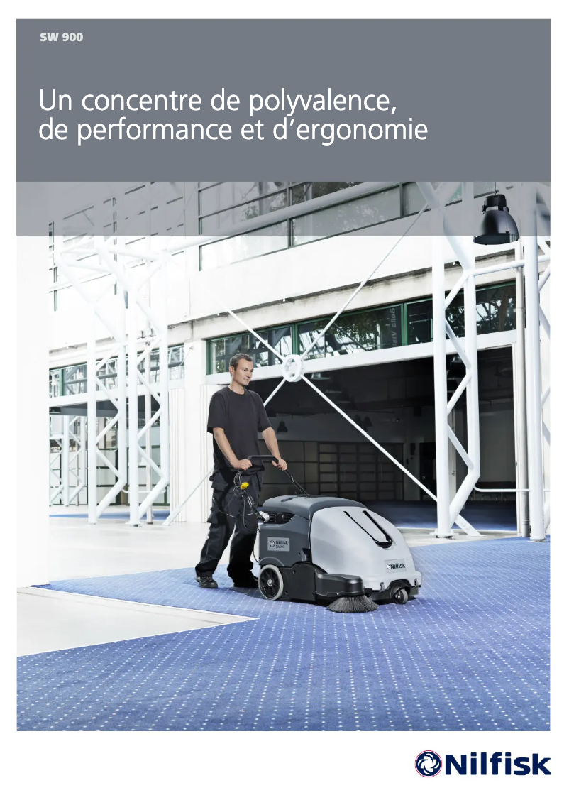 Page 1 de la notice Brochure Nilfisk SW900