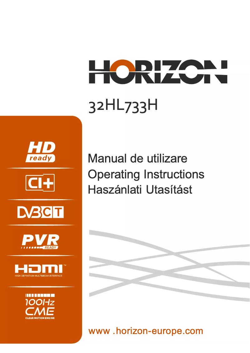 Page 1 de la notice Manuel utilisateur Horizon 32HL733H