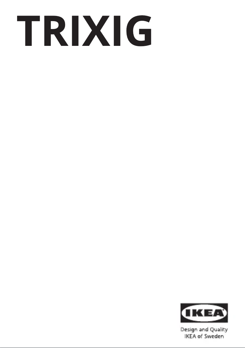 Image de la première page du manuel de l'appareil TRIXIG 605.669.86