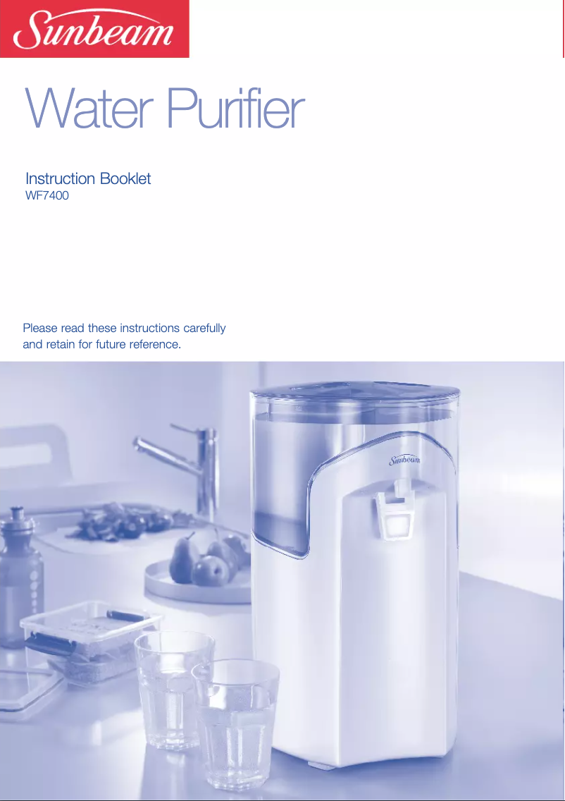 Image de la première page du manuel de l'appareil Ambient WF7400