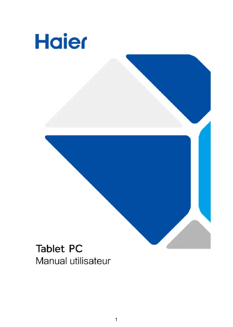 Image de la première page du manuel de l'appareil Pad 712