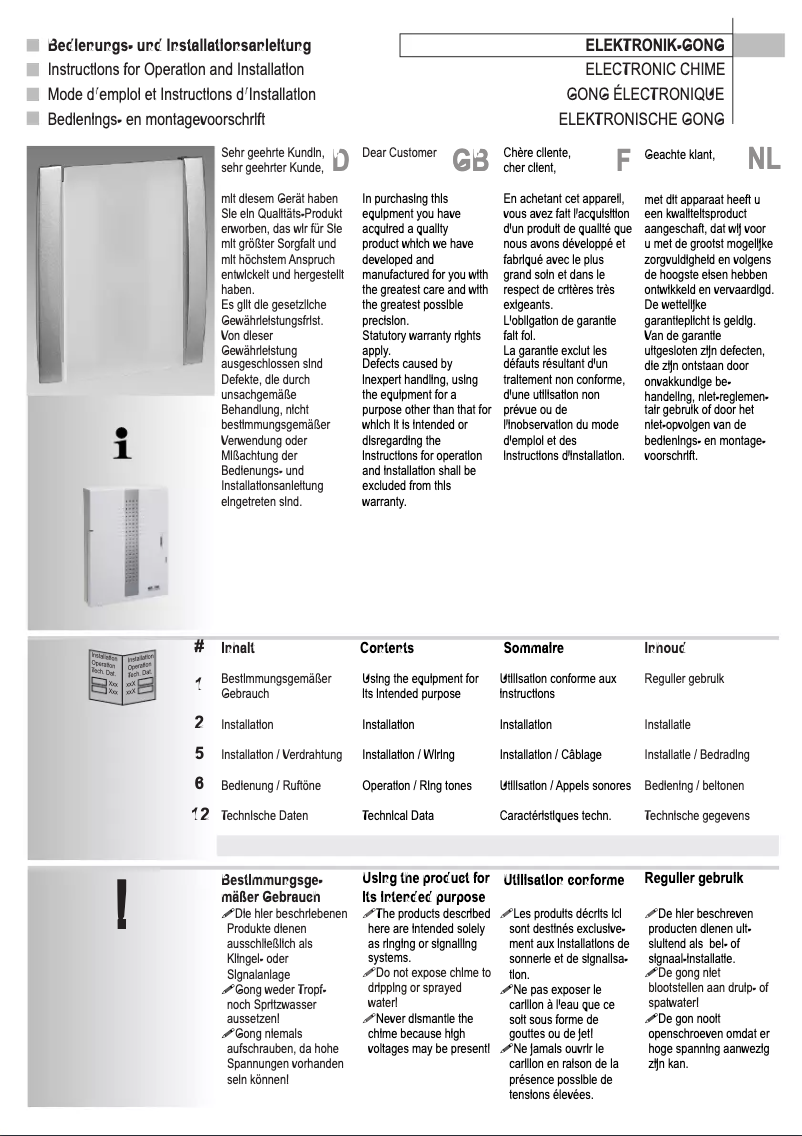 Image de la première page du manuel de l'appareil Croma 230A