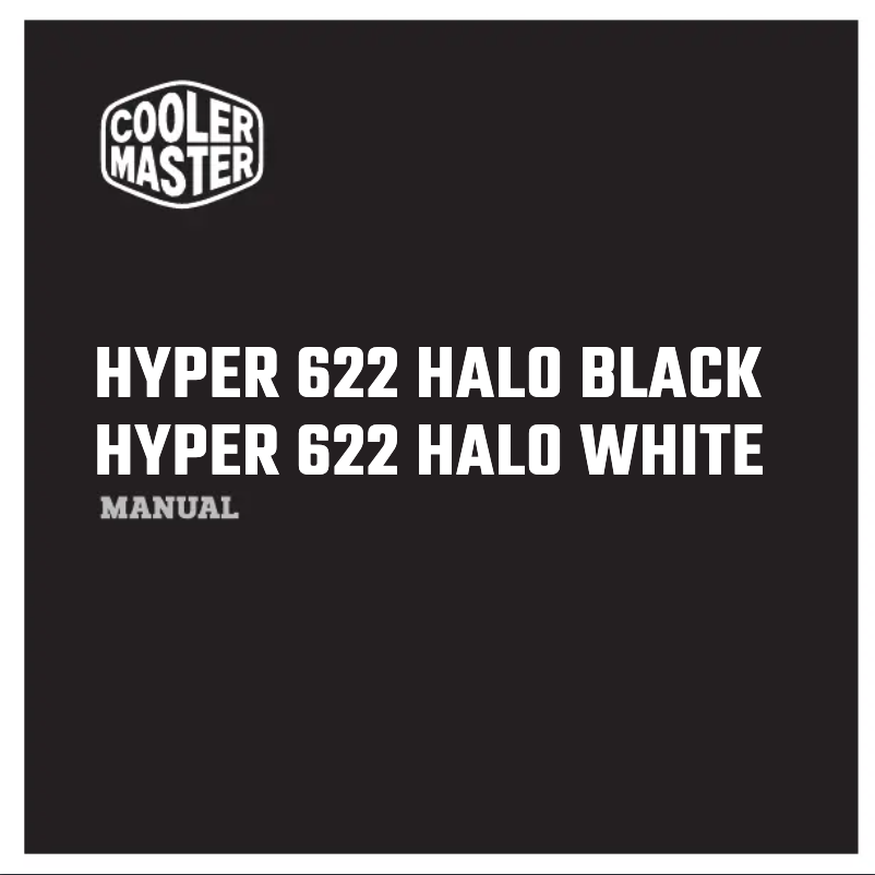 Page 1 de la notice Manuel utilisateur Cooler Master Hyper 622 Halo