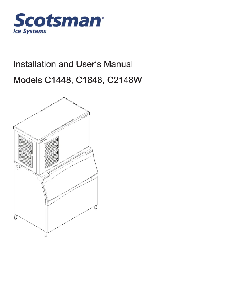 Page n°1 - Manuel utilisateur Scotsman FS1522A-32