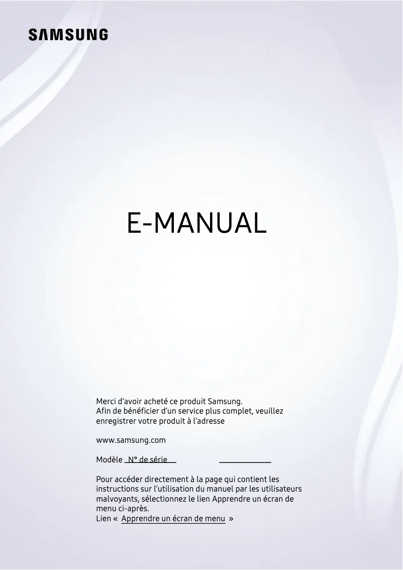 Page 1 de la notice Manuel utilisateur Samsung Odyssey G65B