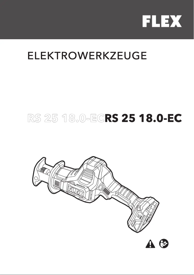 Page n°1 - Manuel utilisateur Flex RS 25 18.0-EC