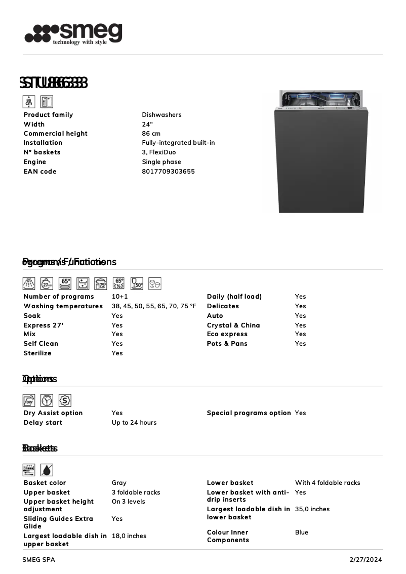 Image de la première page du manuel de l'appareil STU8633