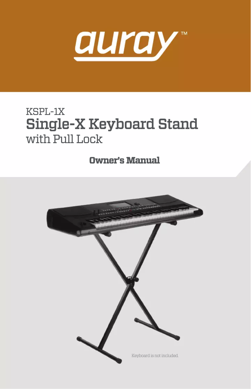 Page 1 de la notice Manuel utilisateur Auray KSPL-1X