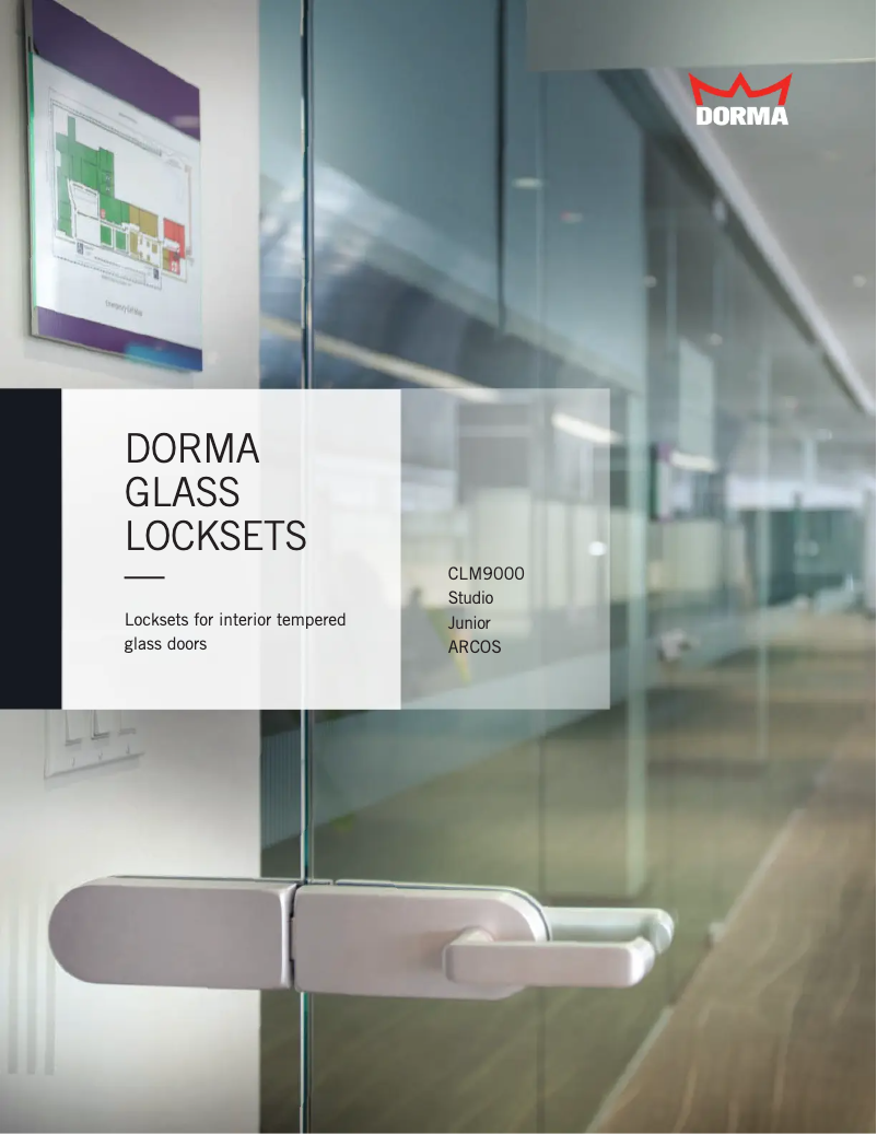 Page 1 de la notice Manuel utilisateur Dormakaba CLM9000