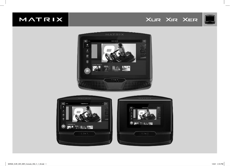 Image de la première page du manuel de l'appareil TF50