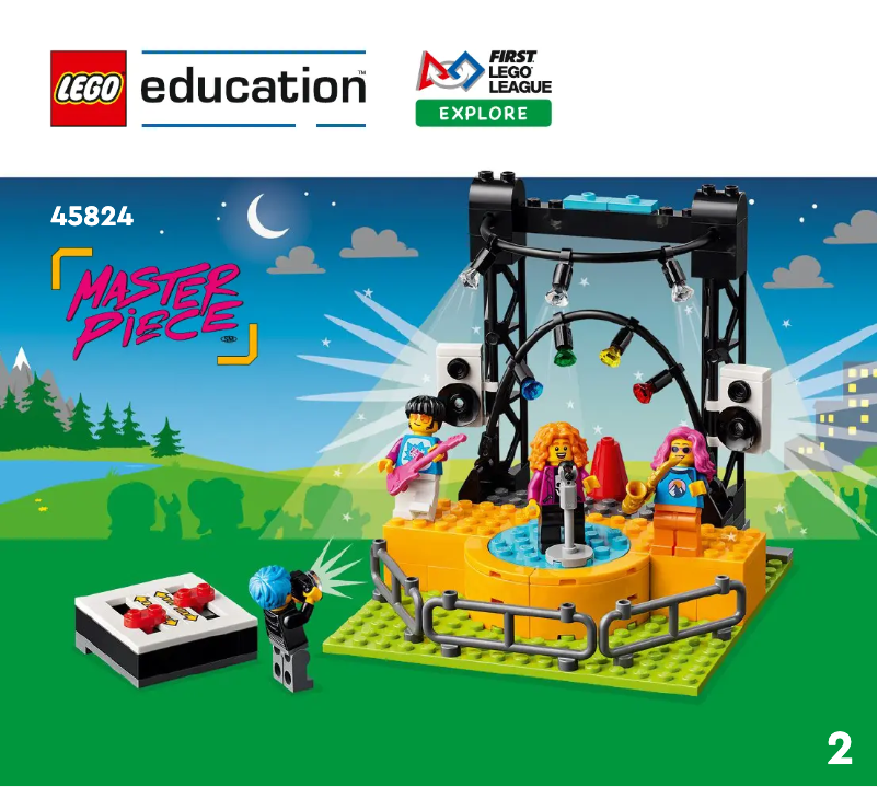 Page 1 de la notice Manuel utilisateur Lego Education 45824