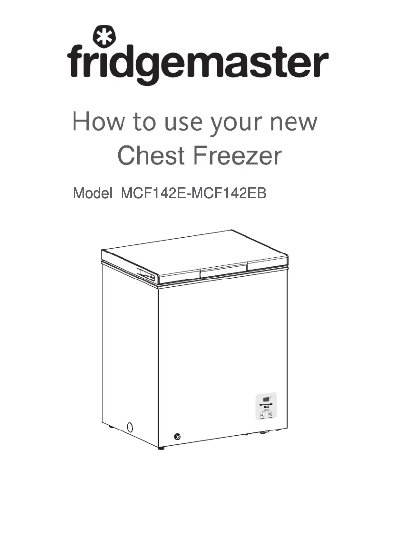 Page 1 de la notice Manuel utilisateur Fridgemaster MCF142EB