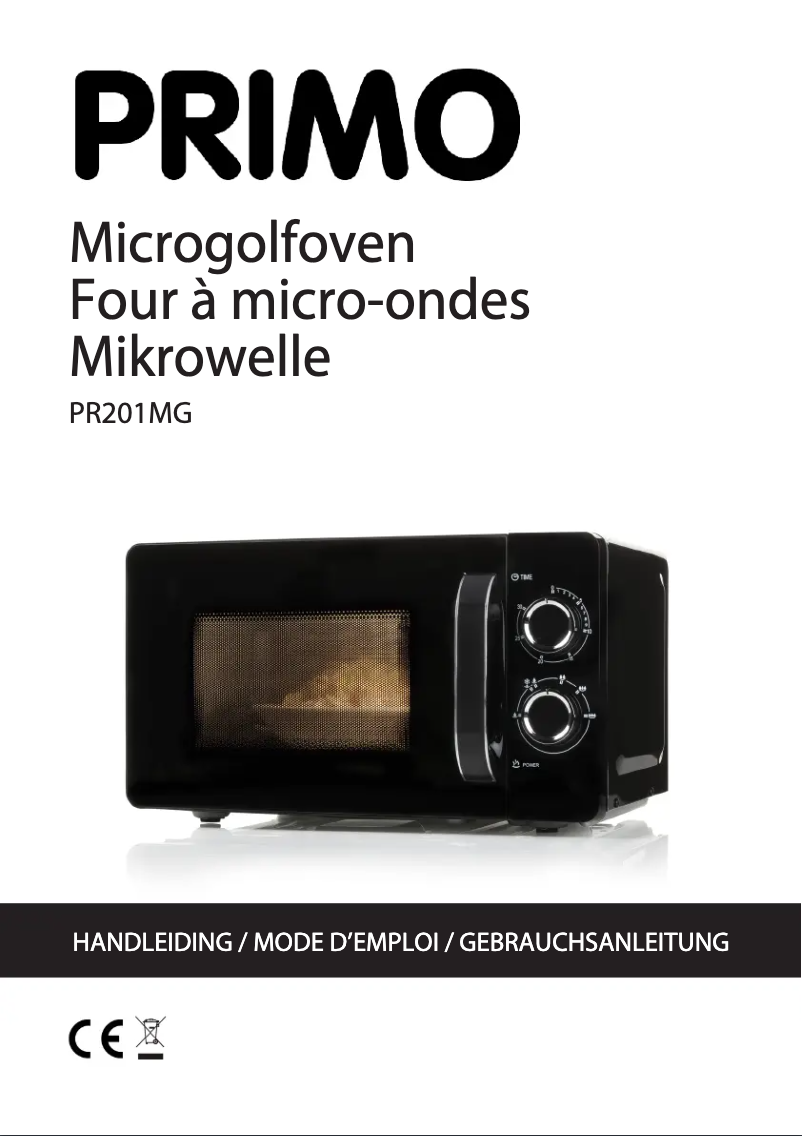 Image de la première page du manuel de l'appareil PR201MG