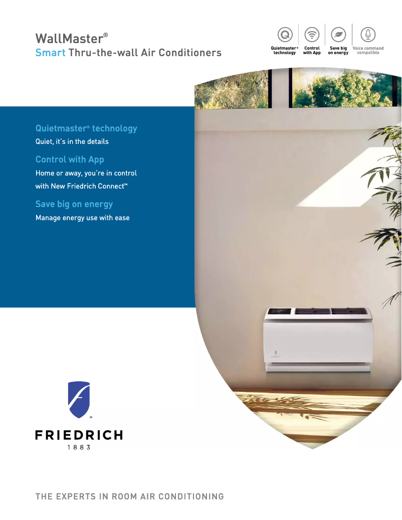 Page n°1 - Brochure Friedrich WET12A33A