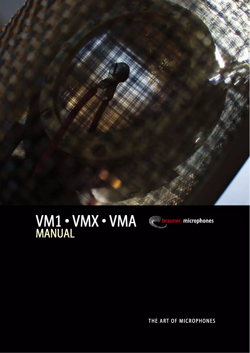 Página 1 del manual Manual de usuario Brauner VM1