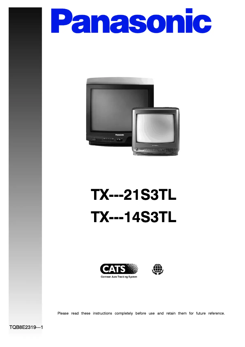 Page 1 de la notice Manuel utilisateur Panasonic TX-14S3TL