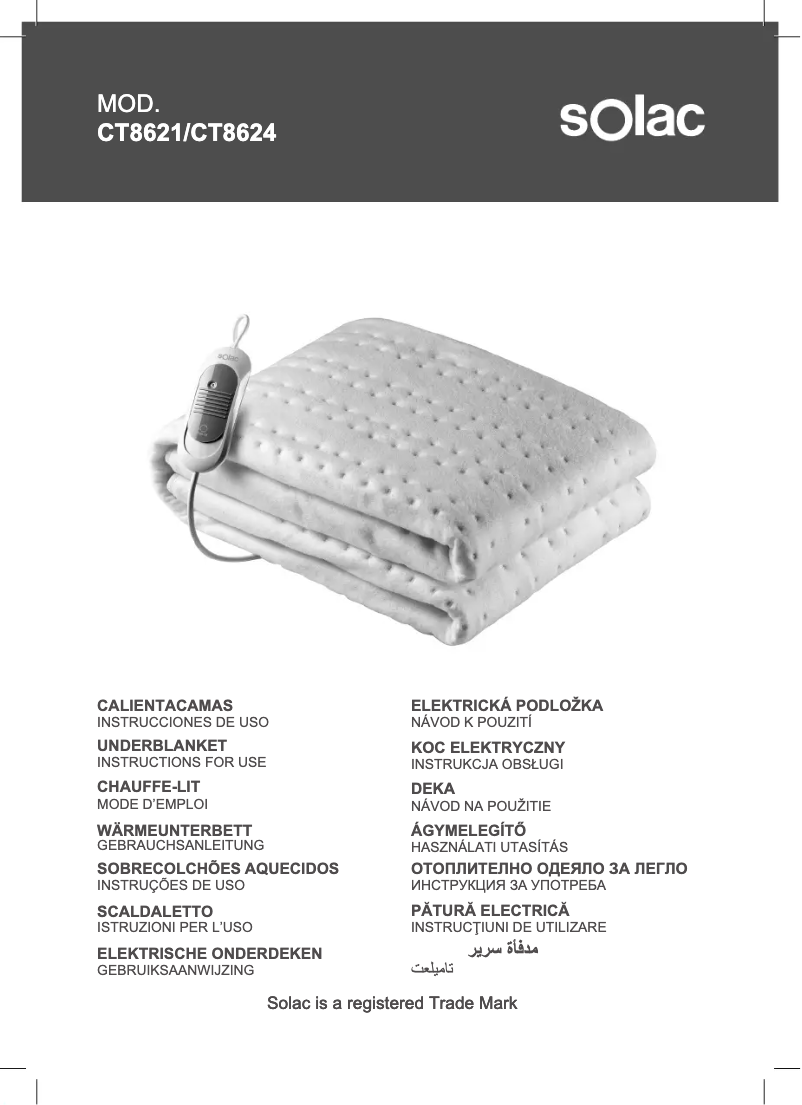 Imagen de la primera página del manual del dispositivo Norway CT8624