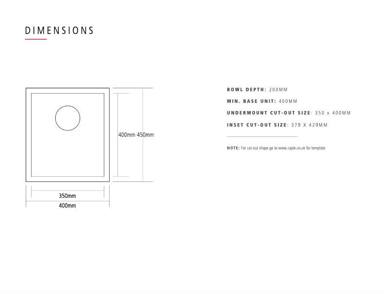 Page 1 de la notice Manuel utilisateur Caple Zero 35