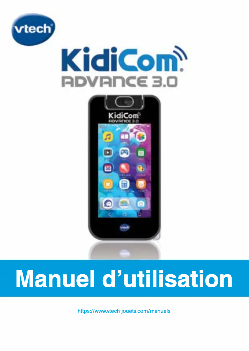 Page n°1 - Manuel utilisateur Vtech KidiCom Advance 3.0