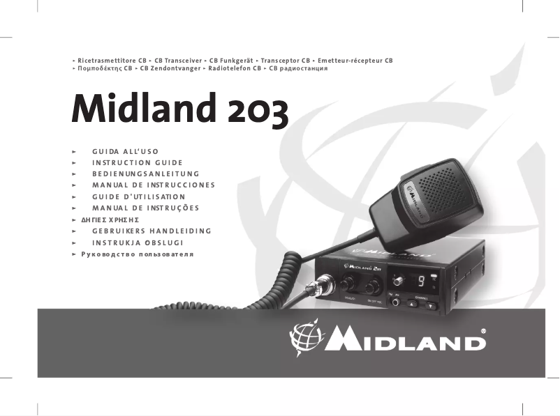 Page n°1 - Manuel utilisateur Midland 203