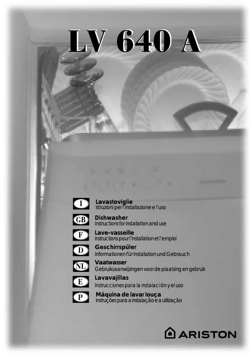 Page n°1 - Manuel utilisateur Hotpoint Ariston LV 640 A BK