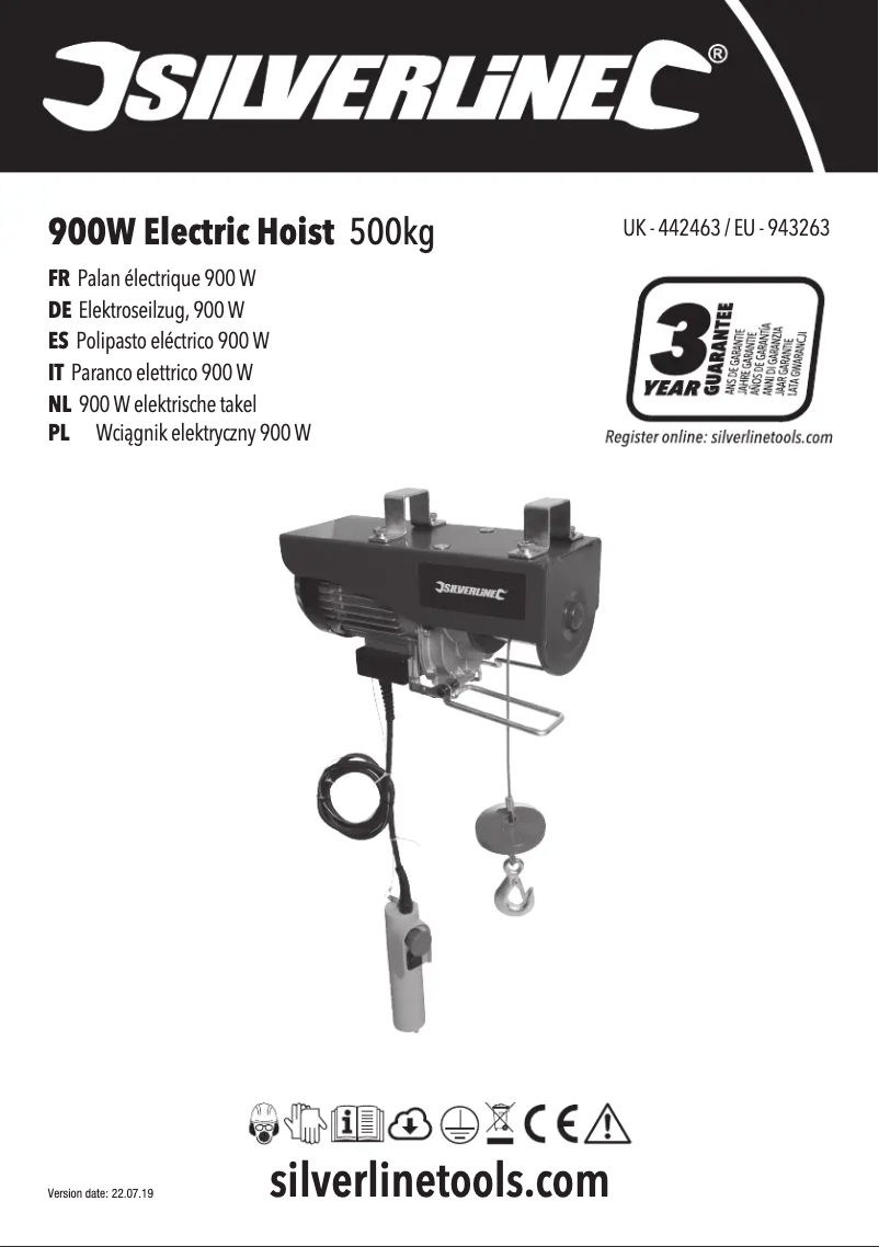 Page n°1 - Manuel utilisateur Silverline 442463