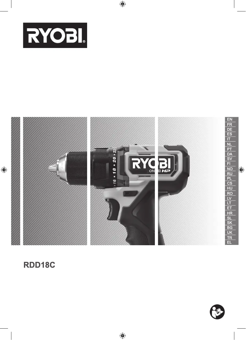 Image de la première page du manuel de l'appareil One+ RDD18C