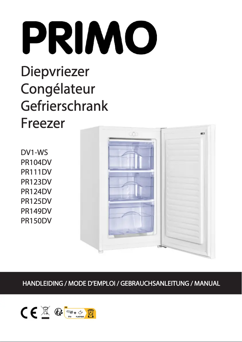 Page n°1 - Manuel utilisateur Primo PR111DV