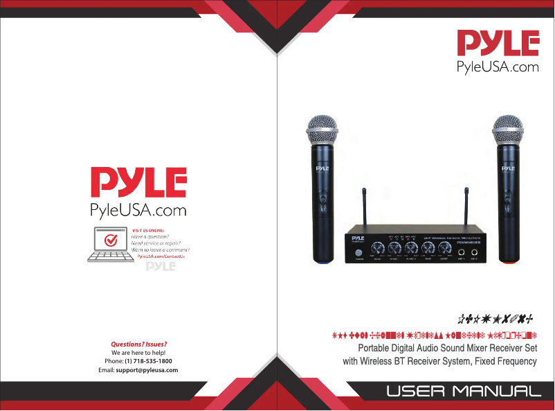 Page n°1 - Manuel utilisateur Pyle PDKWM806B