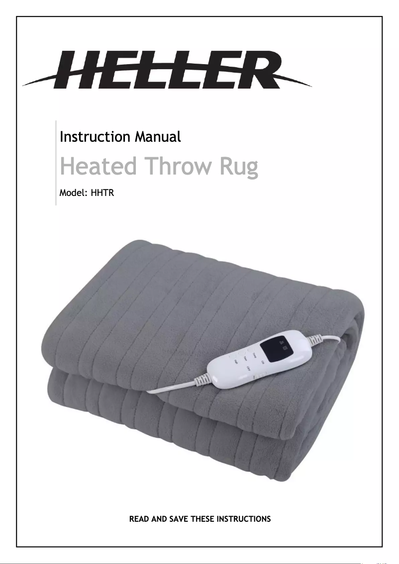 Image de la première page du manuel de l'appareil HHTR