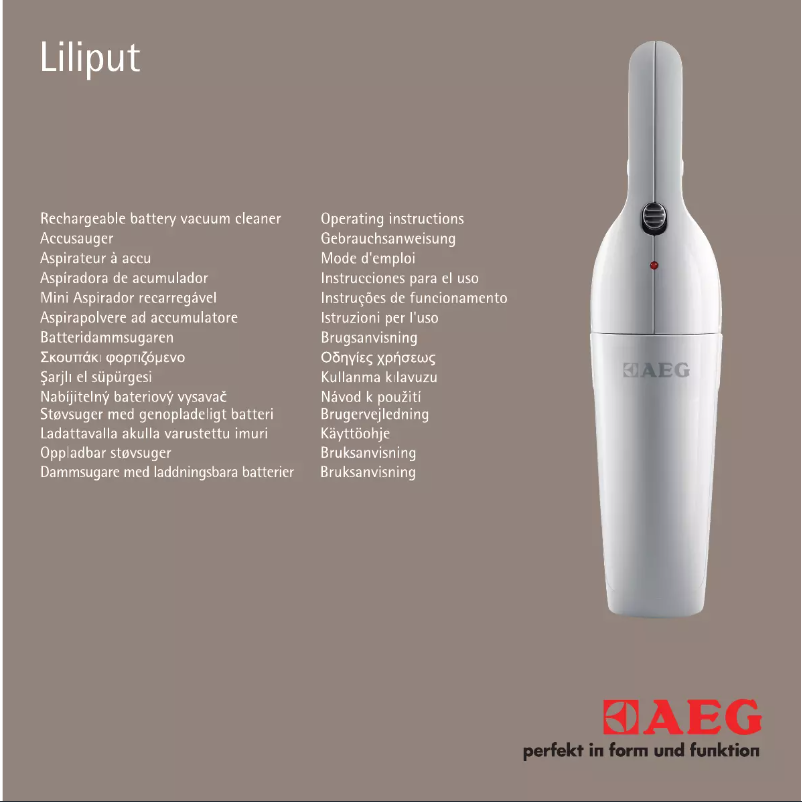 Imagen de la primera página del manual del dispositivo Liliput AG1412