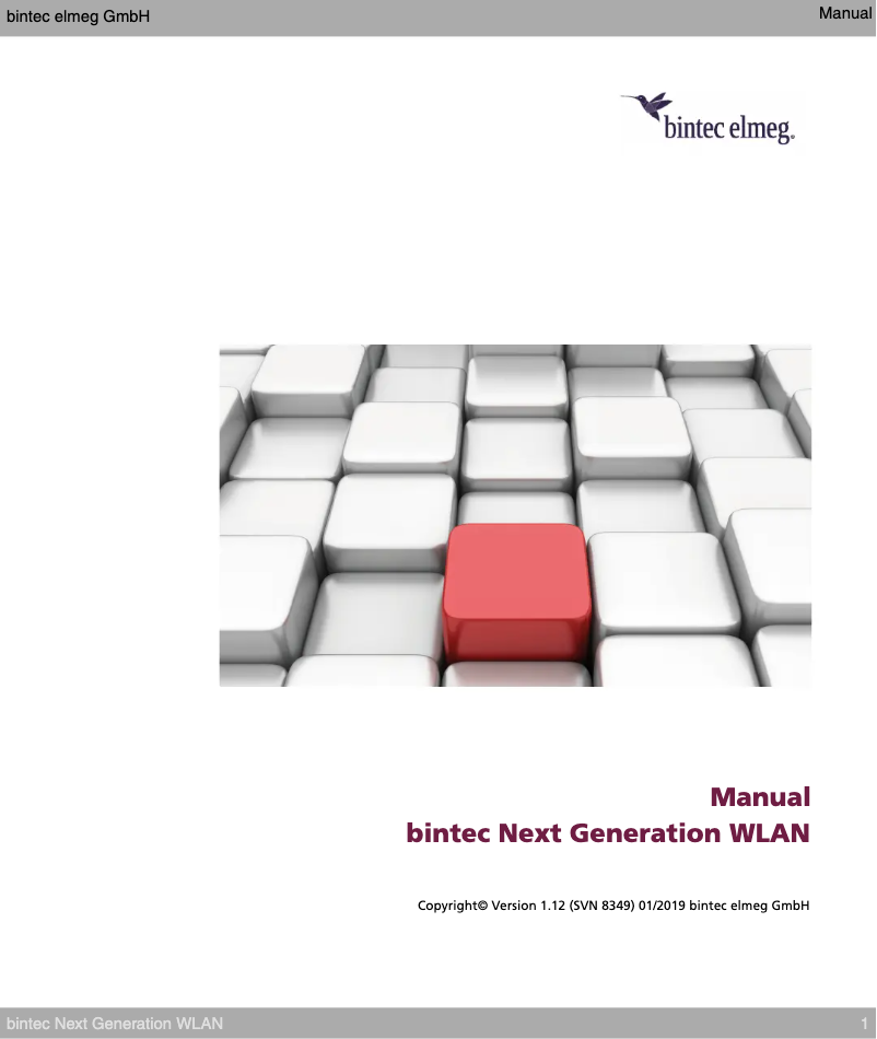 Page n°1 - Manuel utilisateur Bintec-elmeg W2022ac