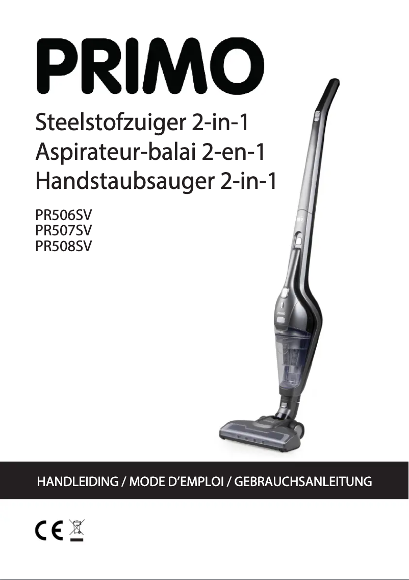 Page n°1 - Manuel utilisateur Primo PR506SV