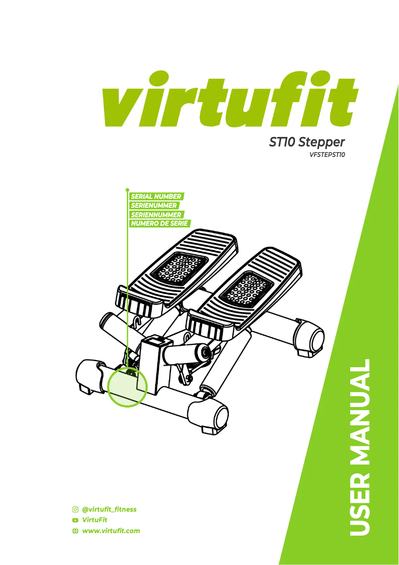 Página 1 del manual Manual de usuario VirtuFit ST10