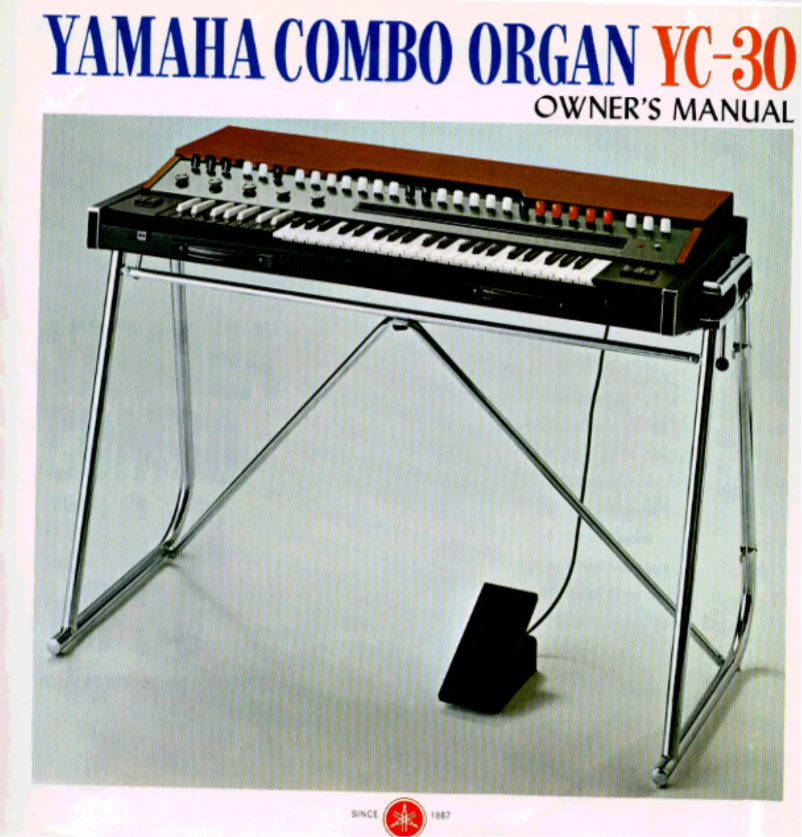 Page n°1 - Manuel utilisateur Yamaha YC-30