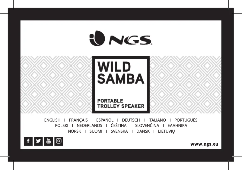 Image de la première page du manuel de l'appareil WILD Samba