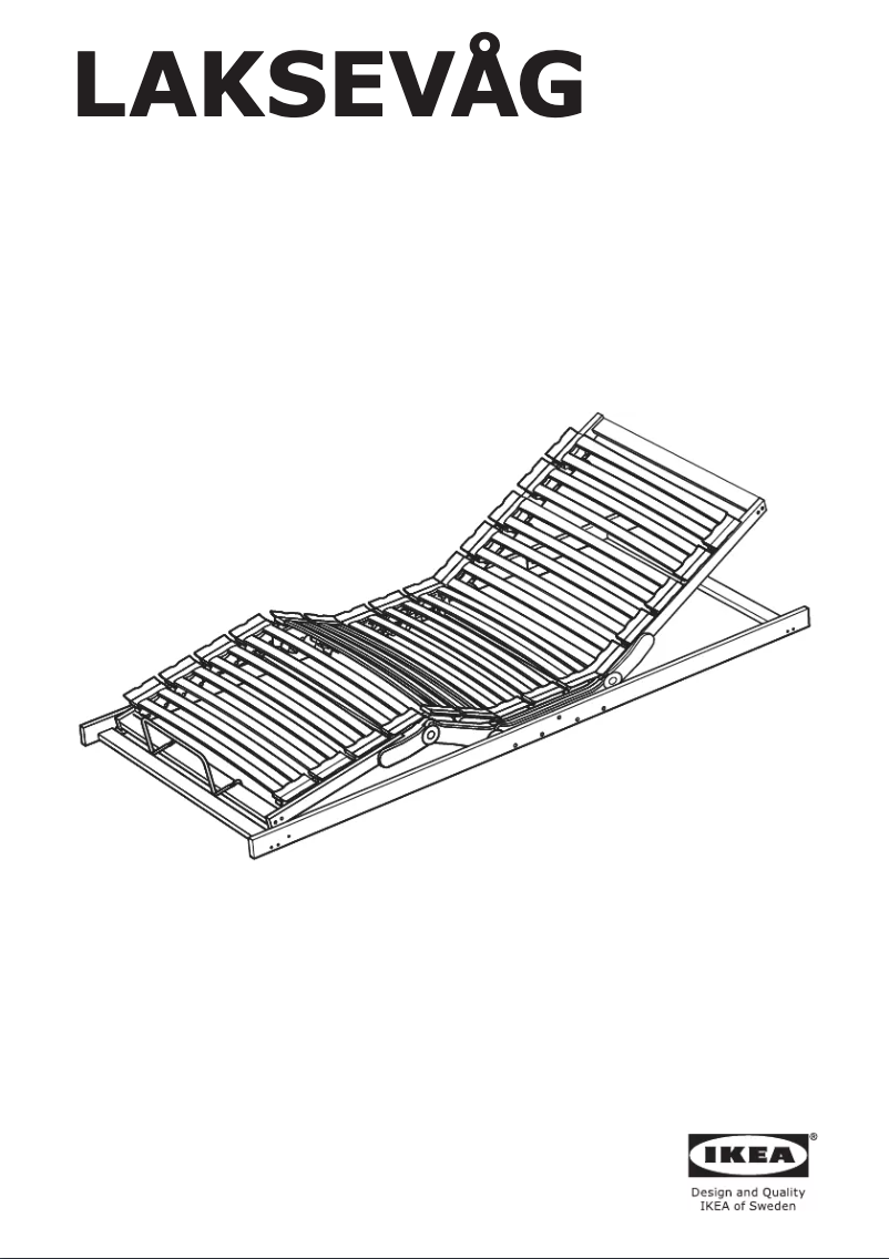 Page 1 de la notice Manuel utilisateur Ikea LAKSEVAG