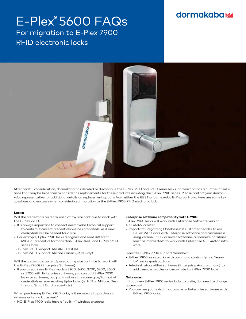 Image de la première page du manuel de l'appareil E-Plex