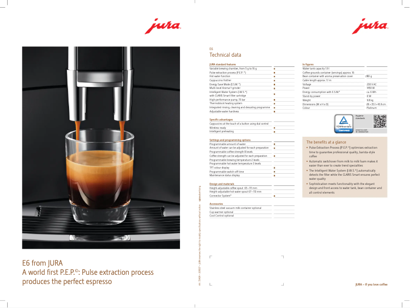 Image de la première page du manuel de l'appareil J6