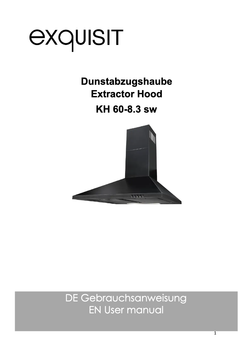 Image de la première page du manuel de l'appareil KH 60-8.3