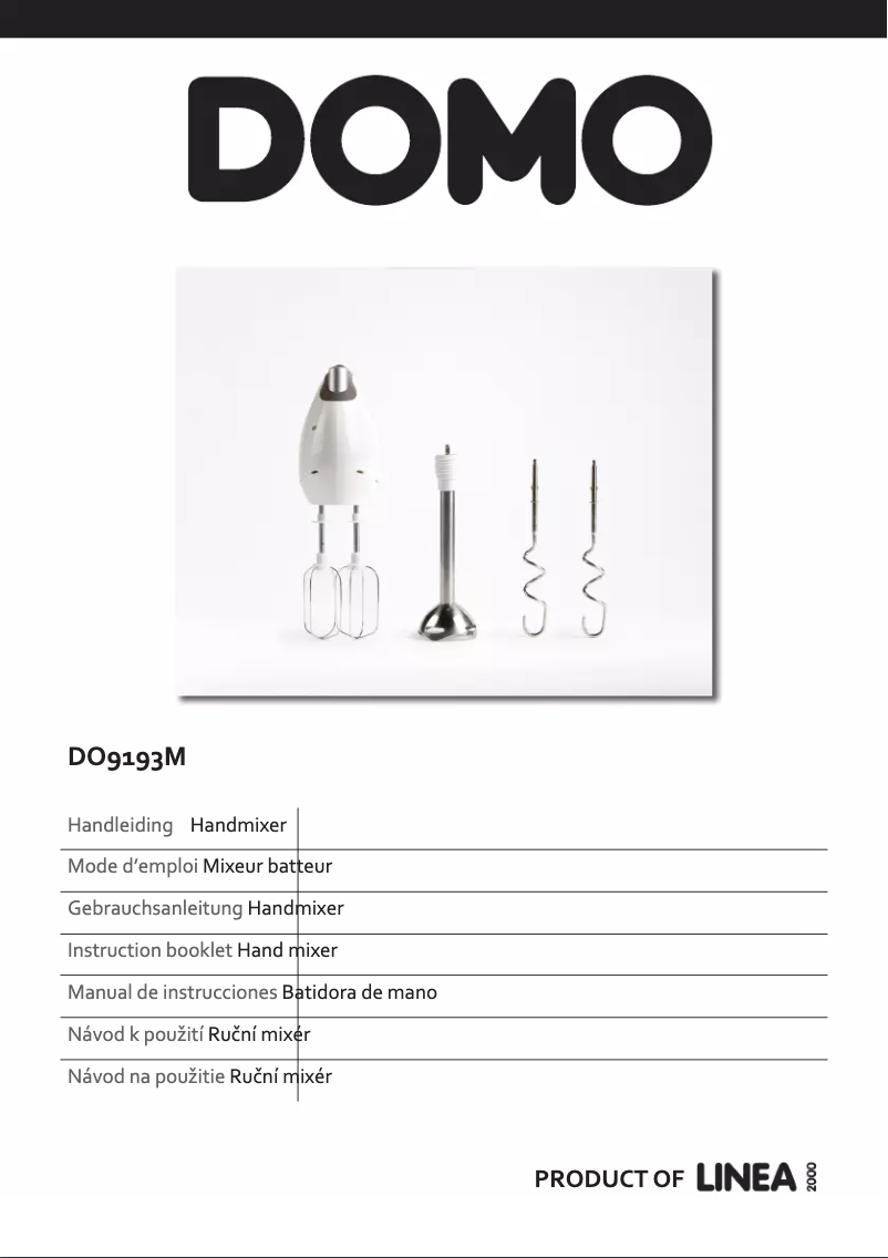 Page n°1 - Manuel utilisateur Domo DO9193M