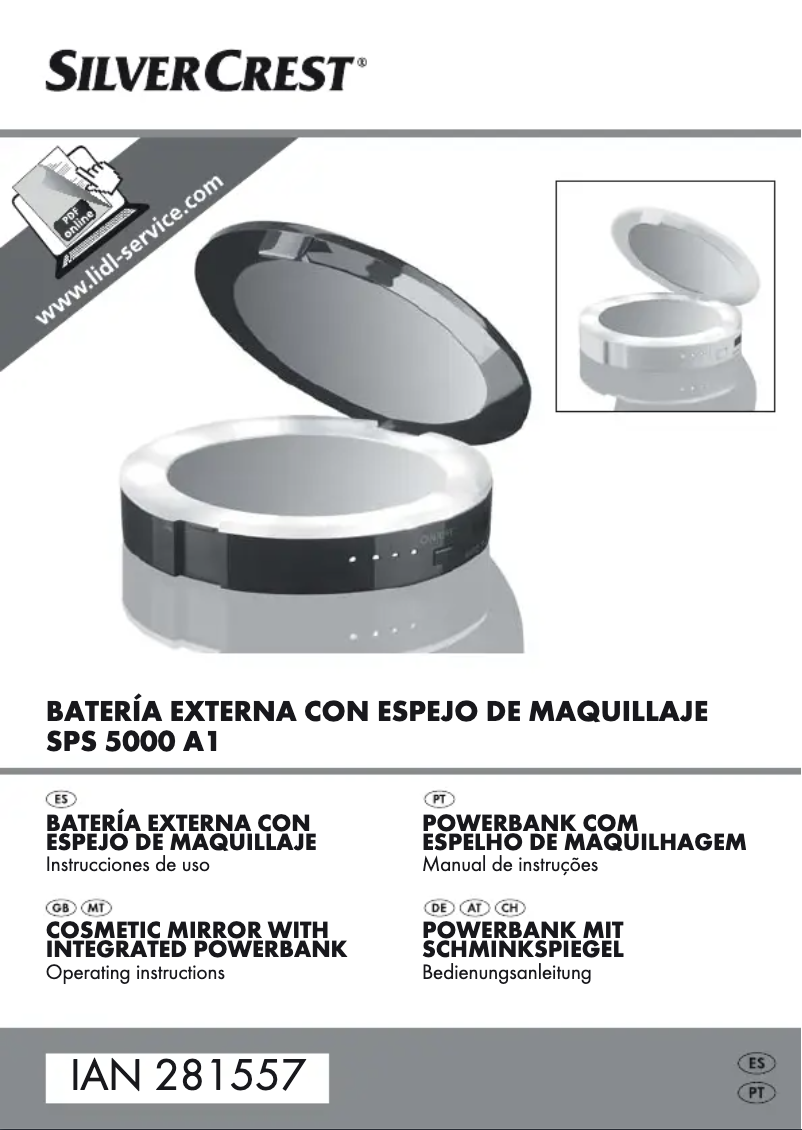 Image de la première page du manuel de l'appareil SPS 5000 A1