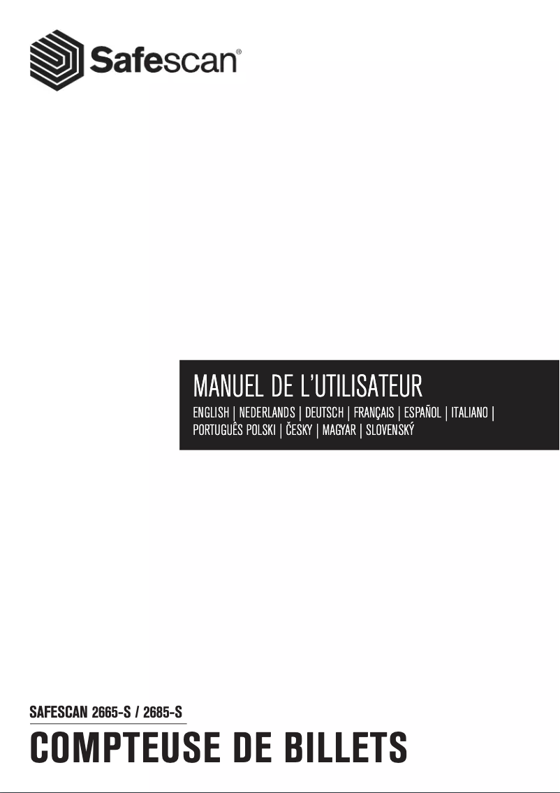 Image de la première page du manuel de l'appareil 2665-S