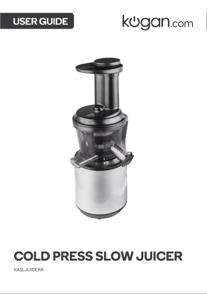 Page n°1 - Manuel utilisateur Kogan KASLJUICERA