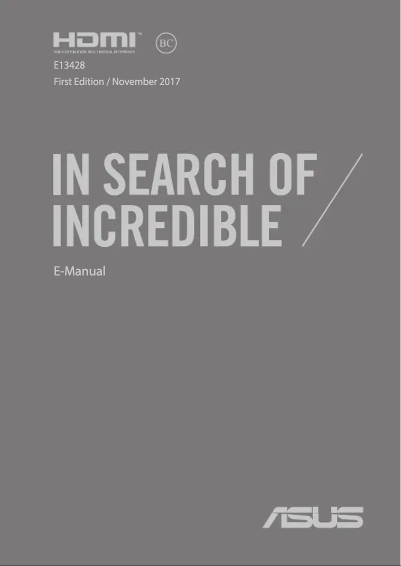 Page n°1 - Manuel utilisateur Asus VivoBook E406SA