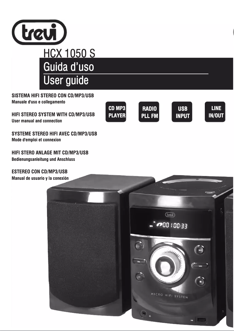 Page n°1 - Manuel utilisateur Trevi 0H105001